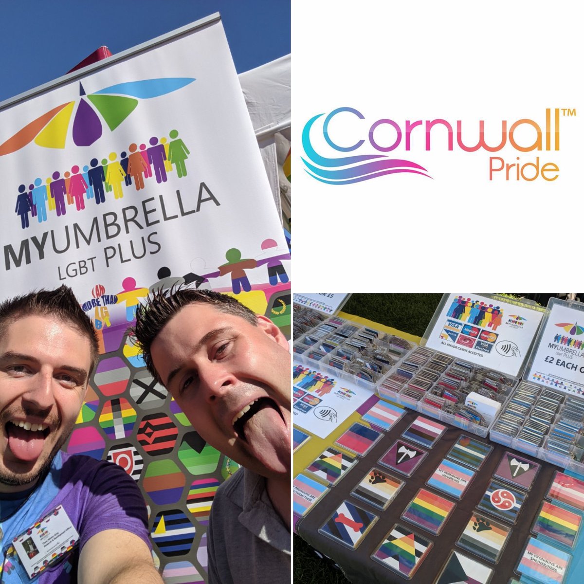 MyUmbrellaUK's tweet photo. Our second team are at Cornwall Pride in Newquay!
Why not visit us to find out more about the plus in LGBT+?
#rdguk #loveunites #pride #instapride #prideinsta #lgbt #lgbtplus #uklgbt #lesbianuk #gayuk #transuk #bisexualuk #pansexualuk #asexualuk #instagay #loveislove #lgbtuk https://t.co/fKLCpGbaBZ