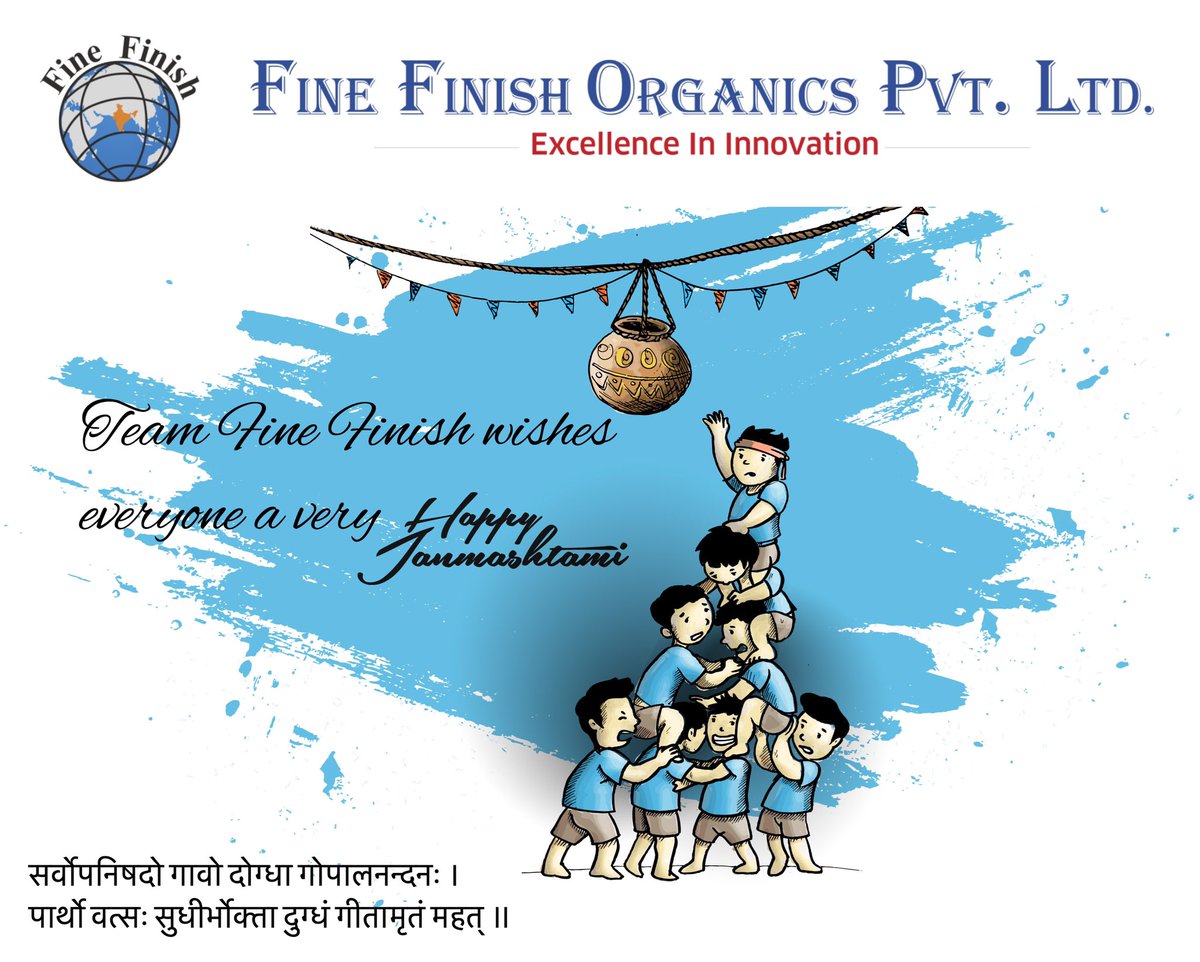 Happy Janmashtami from everyone here at Fine Finish! #Janmashtami #finefinish