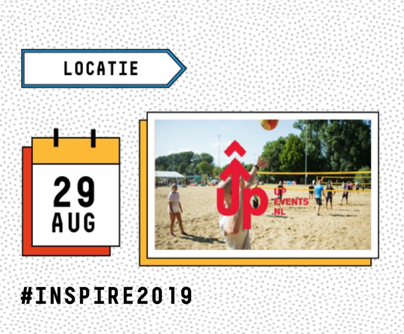 Benieuwd naar de bijzondere locatie waar #INSPIRE2019 dit jaar plaatsvindt? Heerlijk met je voeten in het zand deze zevende editie bij @UP Events  
#lifeisabeach