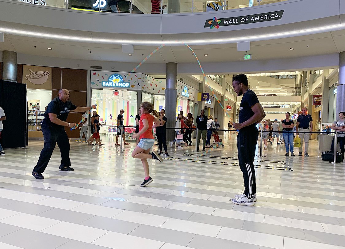 mallofamerica's tweet photo. Keep jumpinβ with us through #MOASummer at Jump Rope Jam! Stop by the Rotunda until 3 p.m. + learn how to Double Dutch jump rope with @ProsoftheRope! https://t.co/bfSlvJp305