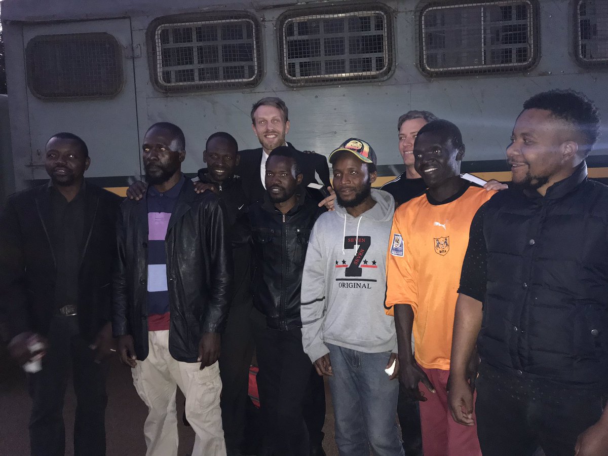 We are finally out! Thank you so much to all those who have been praying for us and showing your solidarity. Huge thank you to <a href="/ZLHRLawyers/">ZLHR</a> for the legal representation. So many reflections from the past two days but that’s for another day. Feeling grateful, hopeful, energized!