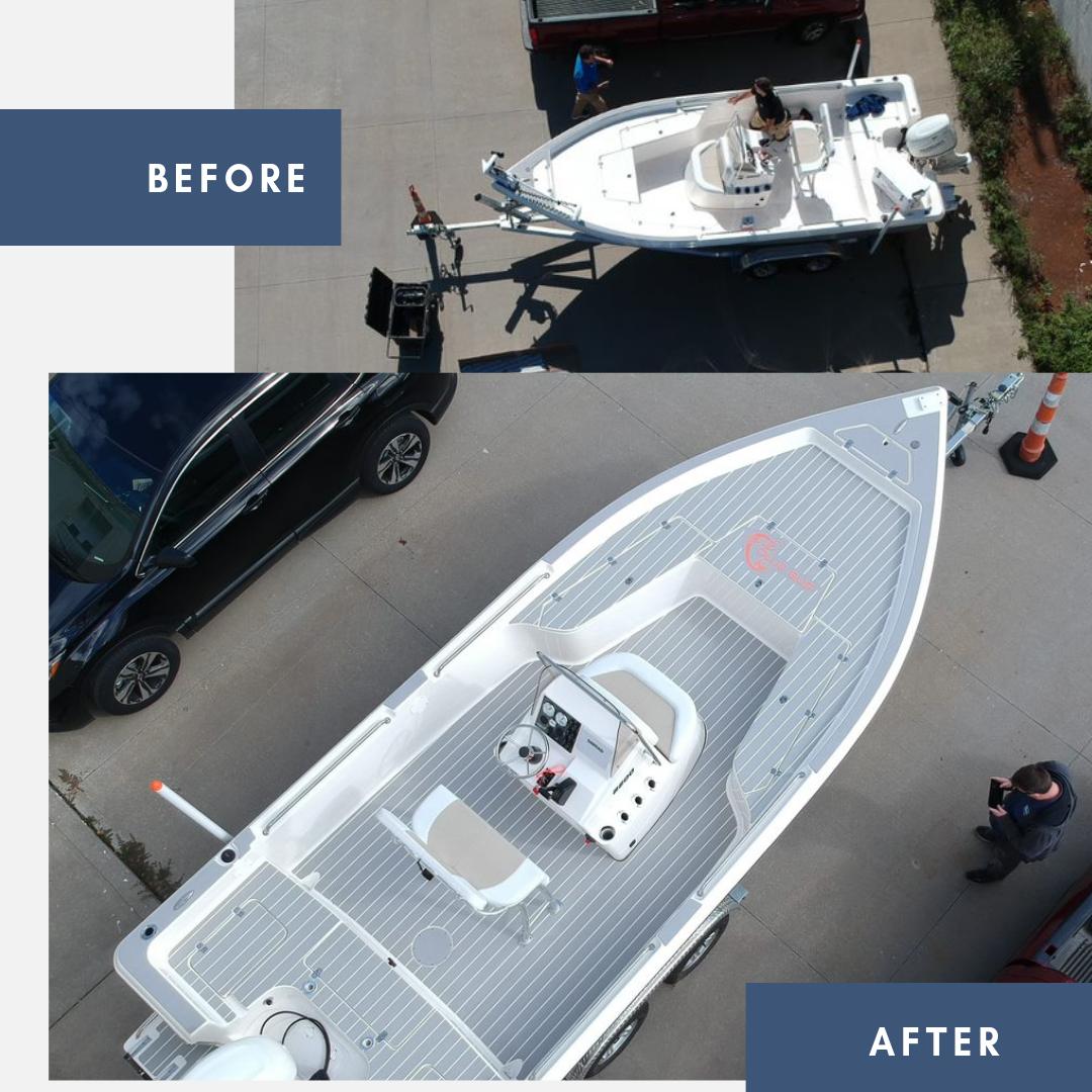 PlasDECK's tweet photo. 📷Check out this amazing before and after photos.
#woodwork #sailboat #Eco #Ecofriendly #Boat #boats #Yachting #style #plasDECK https://t.co/odDPnPd9Yl