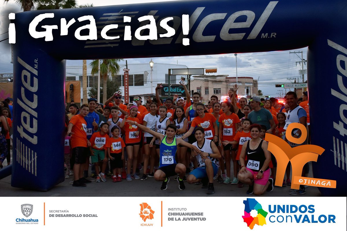 JuventudChih's tweet photo. Ayer, jóvenes de diferentes municipios, corrimos y brillamos en el Encuentro de Juventudes 2019 ◦ Ojinaga.
¡Muchas gracias por recibirnos en esta frontera!

#EJ19 https://t.co/uy6vRW0m3n