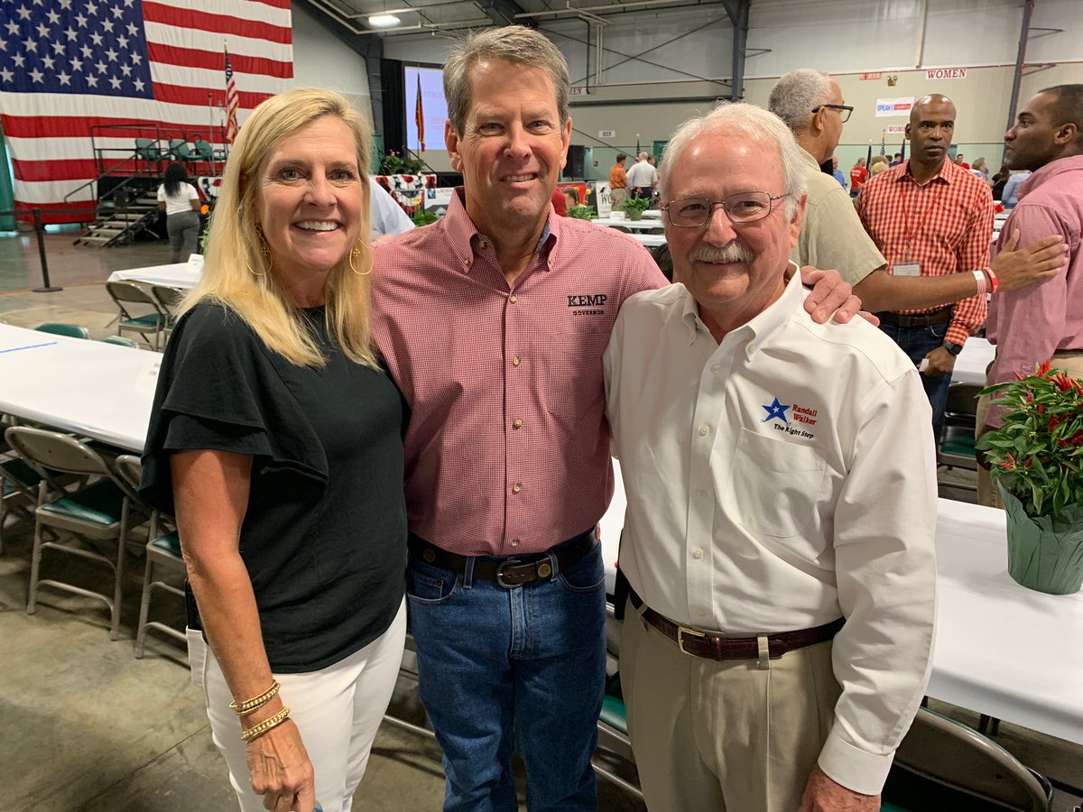 BrianKempGA's tweet photo. Honored to be at the #GAGOP 8th District Fish Fry today in Perry. Together, we have advanced a bold, conservative agenda that grows economic opportunity, enhances access to quality, affordable healthcare, protects our families, and puts hardworking Georgians first! #gapol https://t.co/FAaqcFGcyf