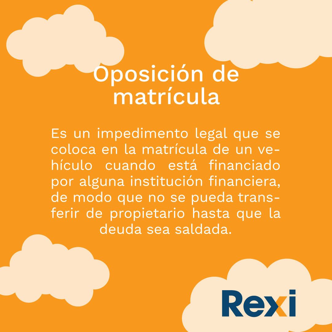 RexiFinanzas's tweet photo. #RexiWiki | Aprende qué es la oposición de matrícula y otros términos relacionados a los préstamos de vehículos en https://t.co/hescSV7K3v https://t.co/yiZDCiVcCK
