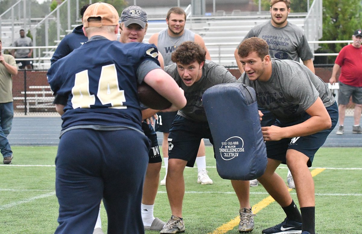 WU_Bulldogs's tweet photo. A few of the best 📷 shots from an awesome morning as @WingateFootball hosted their 15th annual Special Olympics Day! Check out our Instagram story for the full coverage | #OneDog https://t.co/gHEuEknx3O