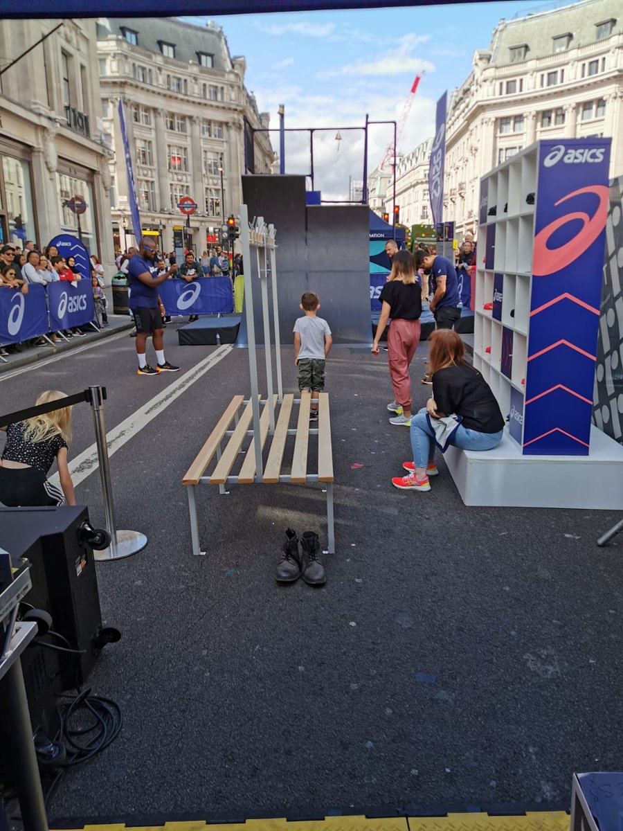 multiplay_uk's tweet photo. Warped Wall built by Multplay in use at Asics' 2nd event in Regent Street, London.
Don't miss the final Asics event on Sun 15 Sep.
Check out our website: https://t.co/yxJgUL1xO9 or call +44 (0)1252 933 839
#Multiplay #NinjaWarrior #WarpedWall #Asics #AsicsRegentSt #RegentStreet https://t.co/ZfEXZiPWMz