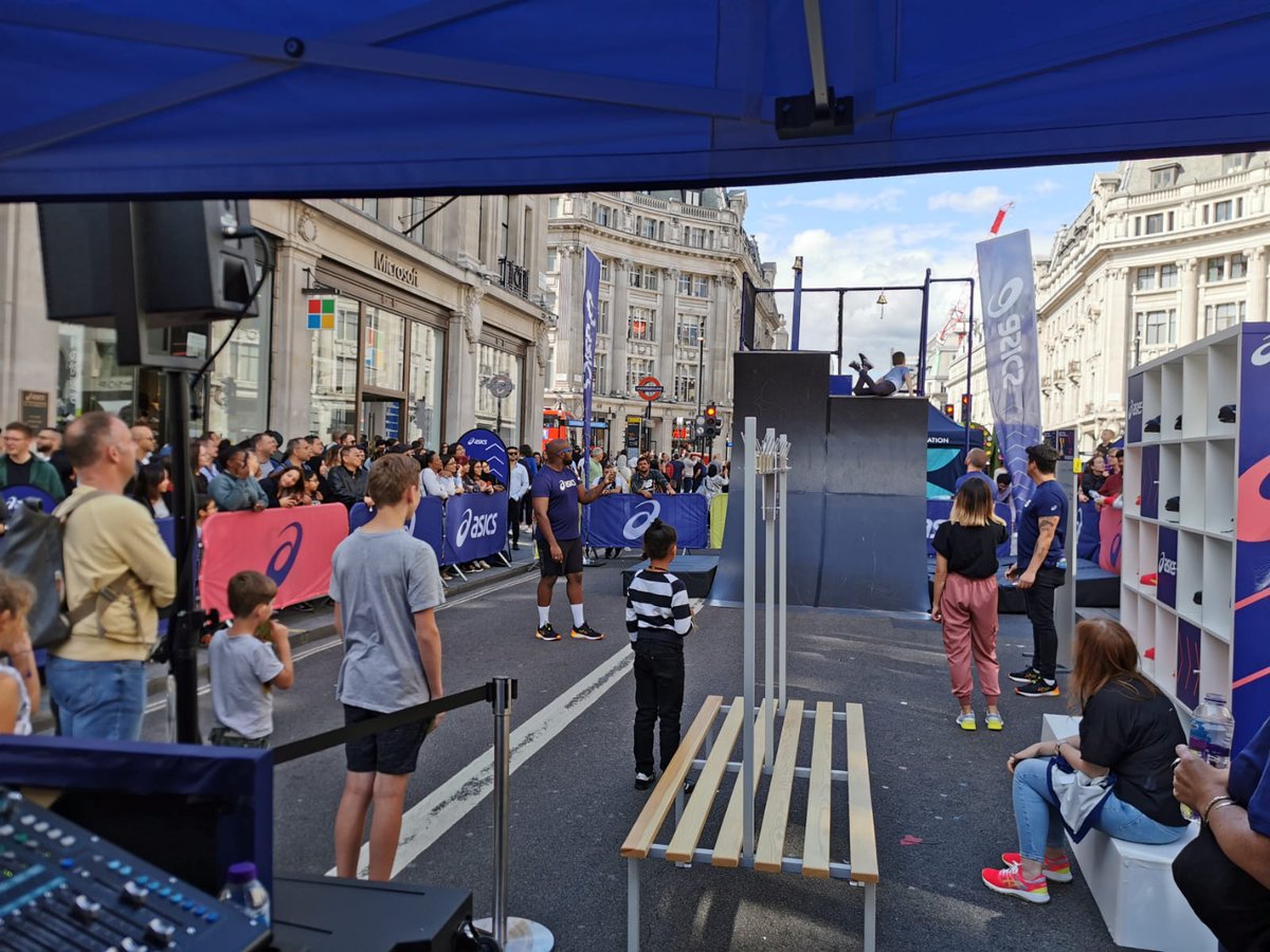 multiplay_uk's tweet photo. Warped Wall built by Multplay in use at Asics' 2nd event in Regent Street, London.
Don't miss the final Asics event on Sun 15 Sep.
Check out our website: https://t.co/yxJgUL1xO9 or call +44 (0)1252 933 839
#Multiplay #NinjaWarrior #WarpedWall #Asics #AsicsRegentSt #RegentStreet https://t.co/ZfEXZiPWMz