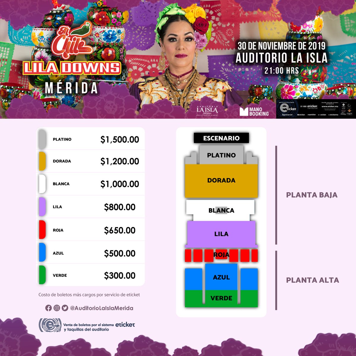 Auditorio La Isla Mérida tweet media