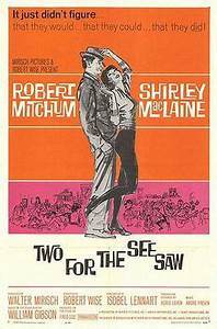 screenwriteretc's tweet photo. Now Playing @tcm ~ #TwoForTheSeesaw (1962) ~ #ShirleyMacLaine & #RobertMitchum ~ Broadway play (1958) starred #HenryFonda & #AnneBancroft #TCMParty https://t.co/qLluFfJjEF