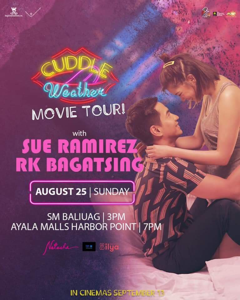 Suenatics Official on Twitter: "Cuddle Weather Movie Tour at SM Baliuag at  3pm and Ayala Mall Harbor Point at 7pm. August 25 (Sunday)  https://t.co/EwzAh0240r" / Twitter