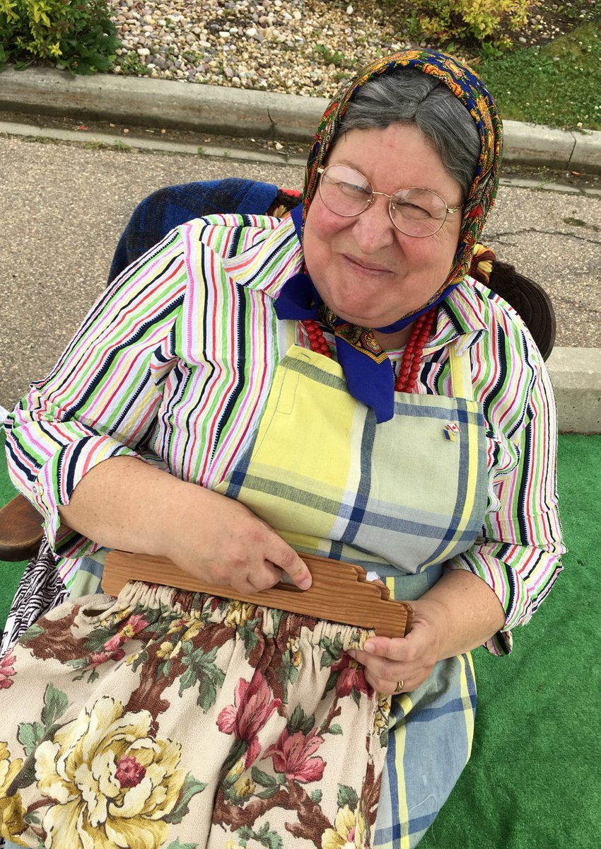 The doors are open on the 2019 <a href="/BabasAndBorshch/">BabasAndBorshch</a> Ukrainian Festival! Join Baba Magda in Lamont today &amp; tomorrow! #babasandborshch