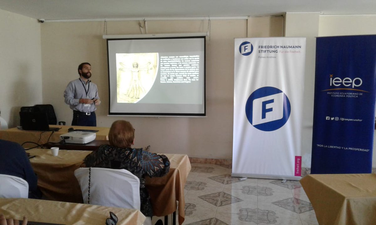 ieep_ec's tweet photo. También afirma el Dir. de Inv. de @fppchile "cuando el ser humano no tiene trabajo se vuelve emprendedor" | Charla "Moralidad en el Capitalismo"
#LiberLAB2019 https://t.co/n9aqUS3xdH