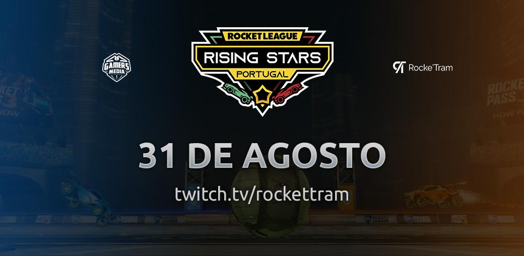 RocketTram's tweet photo. Em parceria com a @GamersMediaPT e a @RocketBaguette  trazemo-vos o qualificador para a Rising Stars Portugal.
As melhores equipas portuguesas irão fazer parte duma liga continental, que conta com 15 países, e um prémio total de 1000€.
Inscreve-te já em https://t.co/IpIVm32Wid https://t.co/GszCGUB76t
