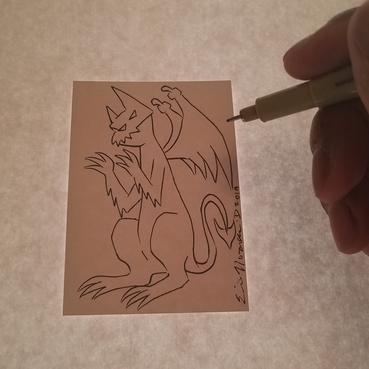 ArgonautResins's tweet photo. #Saturday #scribles
#tuttz #gargoyles #art #lineart #WIP https://t.co/WMaOf5PIbT