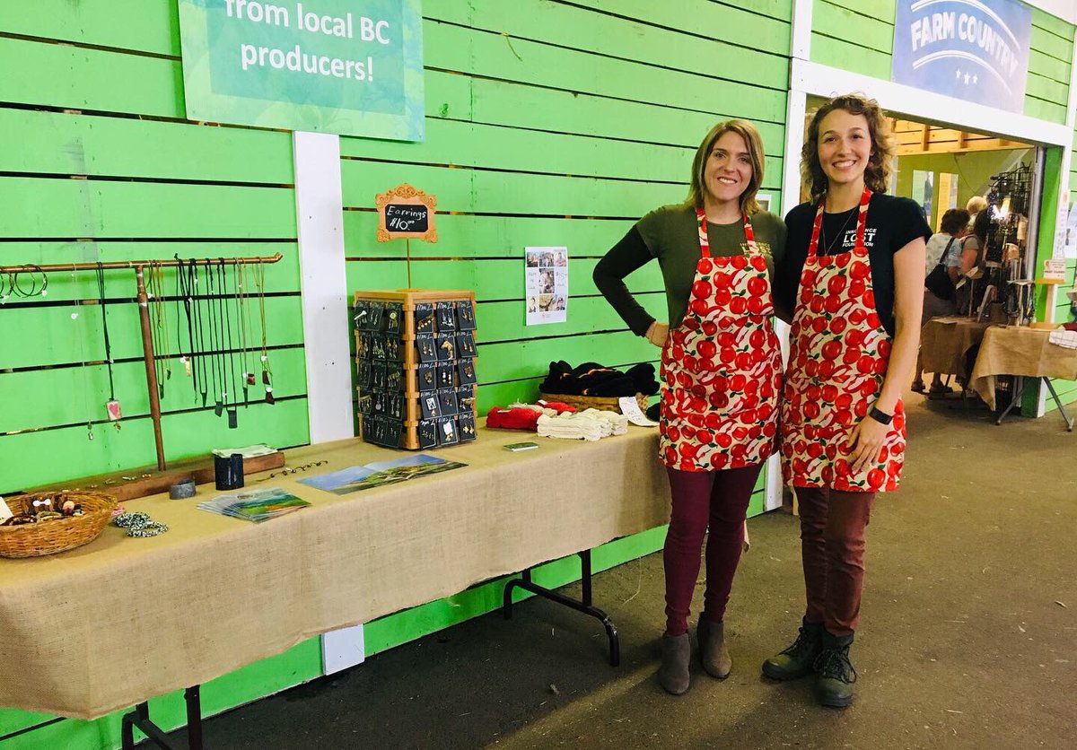 Foundation_IL's tweet image. Kate and Ava selling our #jewelry at the #PNE yesterday! 
Come by and check out our merchandise at the Farm Country Market every day until September 2nd!