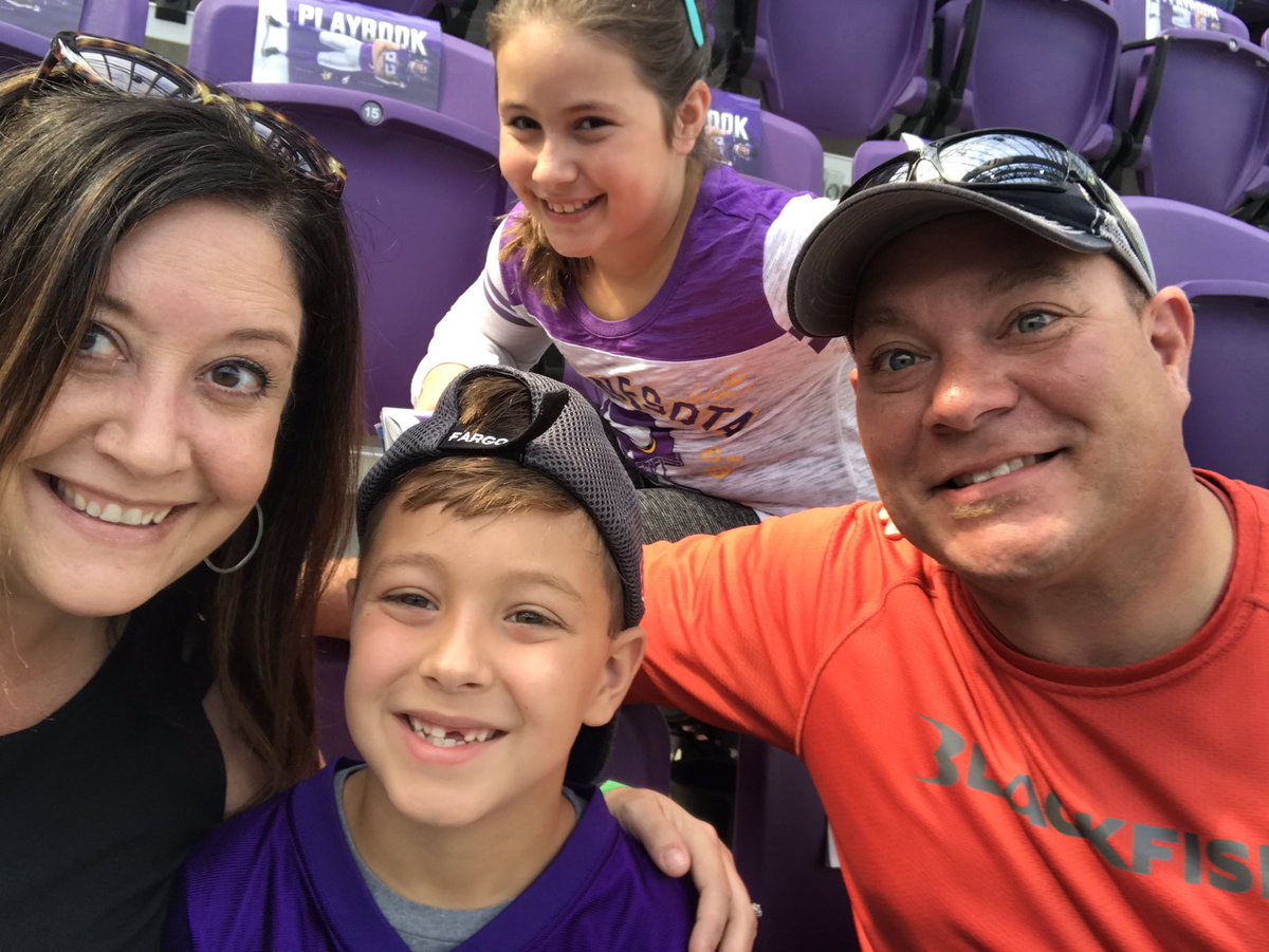 Go, Vikes!! #skol #familyday #ineedsomepurpleinmywardrobe <a href="/birddog131/">Tony Mariotti</a>