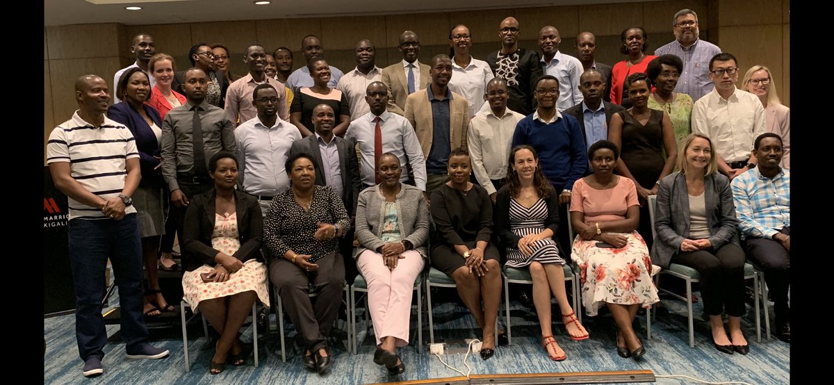 jujumu72's tweet photo. Robust discussions and great insights at the Cancer Stakeholders Consultative Meeting. A broad group of people committed to improving cancer care in Rwanda. #RTCFellows @wangnan @FellowMarielle  @BIOVentures  #AtMSDImInspired https://t.co/hcquR3fh67