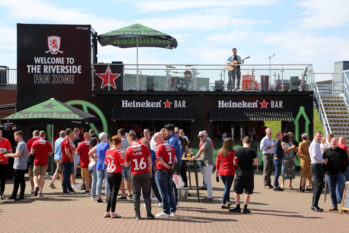Boro's tweet photo. Looking good in the #Boro FanZone this afternoon 👍 #UTB https://t.co/sGcK5f6x8i