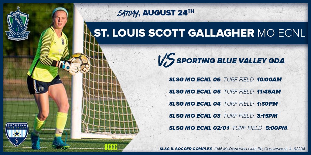 Halfway through preseason and we have a cracker match up for the @SLSGMOECNL ladies today. <a href="/SPORTINGBV/">SPORTING Blue Valley</a> is in town!