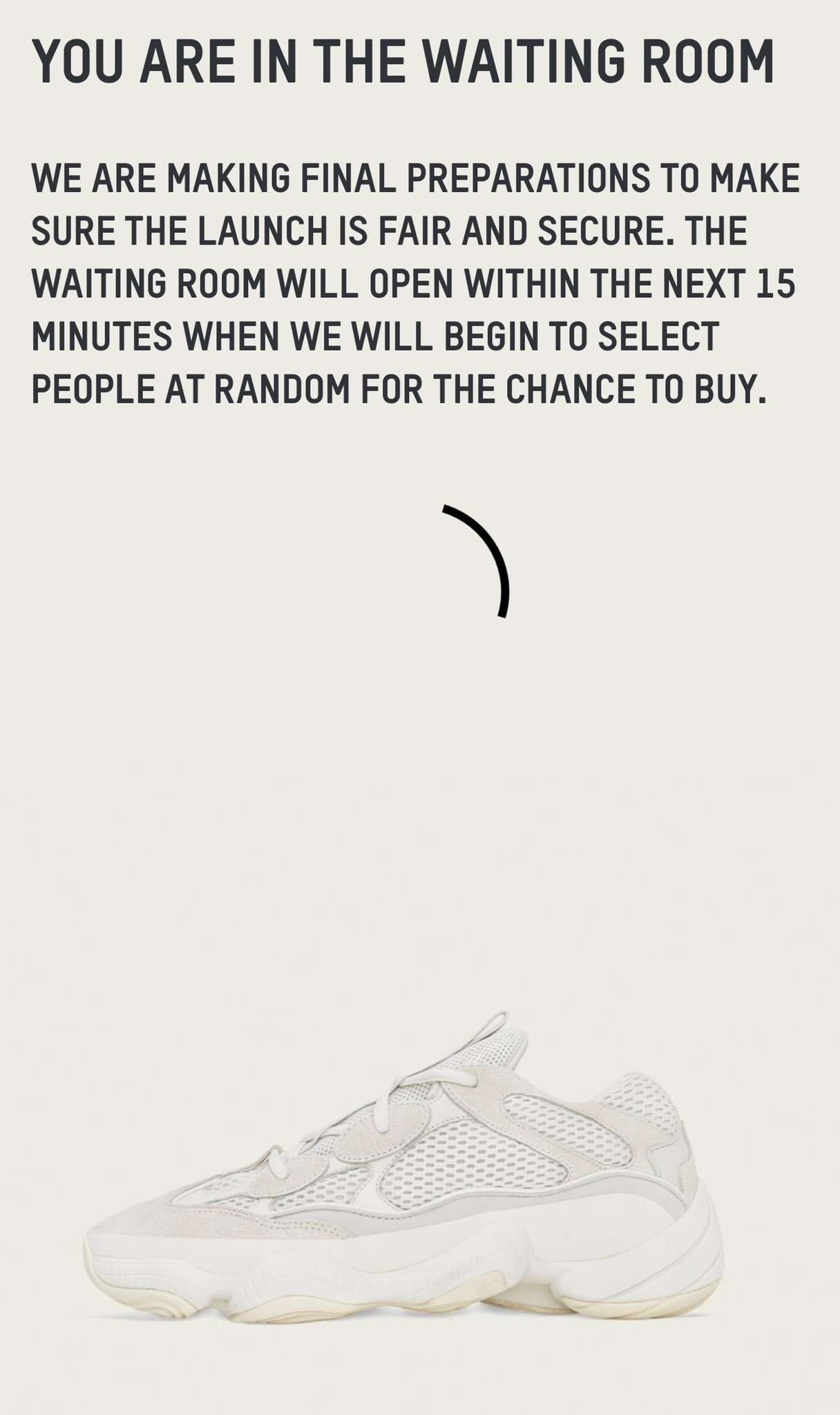 adidas yeezy waiting room