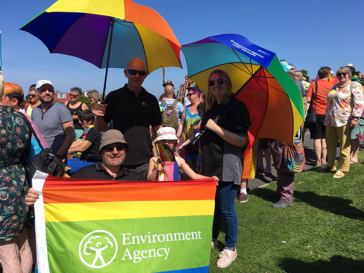 Celebrating being ourselves and inclusion with Enviroment Agency friends at #cornwallpride #Wellbeing <a href="/EnvAgencySW/">Environment AgencySW</a>