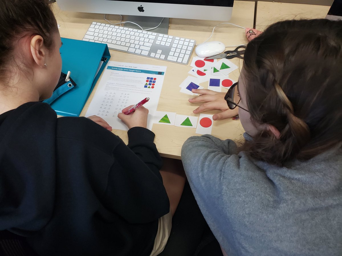 CDSMrHayes's tweet photo. We're learning about number systems by creating our own @CarrollwoodDay #CDSCompSci  #WeAreCDS @TampaBaySTEM @codeorg https://t.co/ZCAEuANw4w
