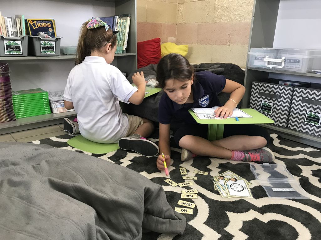 TheresaMonte's tweet photo. #math centers have made #learning fun and meaningful! #inlove with #NotSoWimpyTeacher’s task cards, tech sites like @XtraMath_US &amp; @ProdigyGame and my one on one time with my kiddos! 

#issedu #isaruba #teacher #edchat #classroom #teaching #mathchat #flexibleseating https://t.co/W5lWv1GXpg