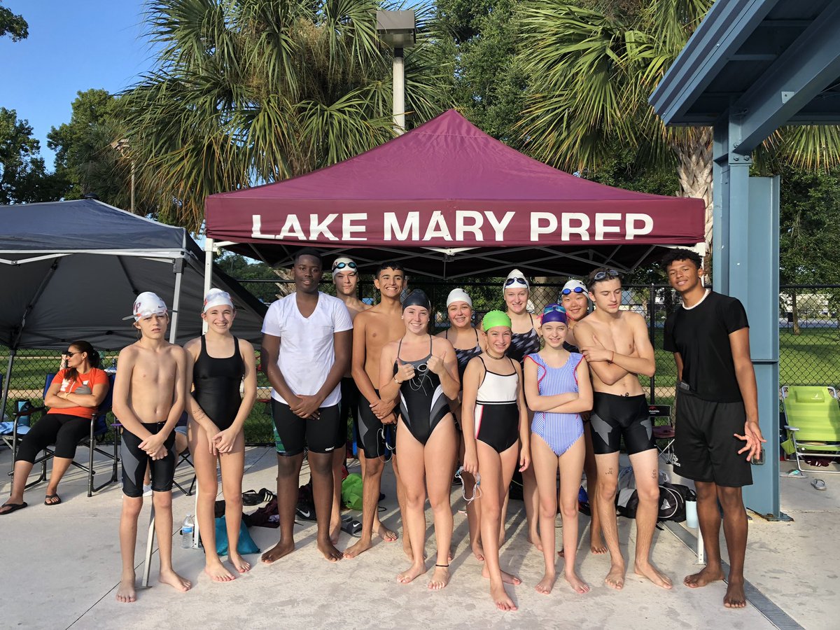 Rise and shine LMP swim team starts the season at Father Lopez Invitational #eatsleepswim