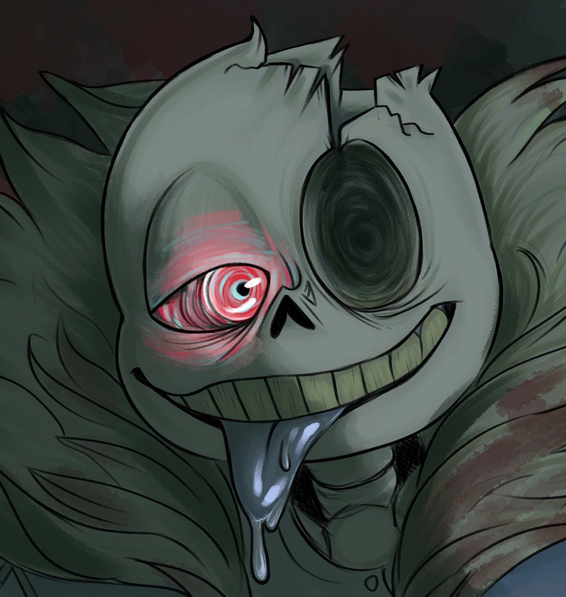 circleheadd's tweet photo. Spoopy goopy............ Patrons this a week ago, plus have access to a speedpaint showing my progress!!! https://t.co/WdRZSF7RL6 #undertale #horrortale #sans #htsans #axe #hettiesart #circleheadd https://t.co/Si1YOQOtkw