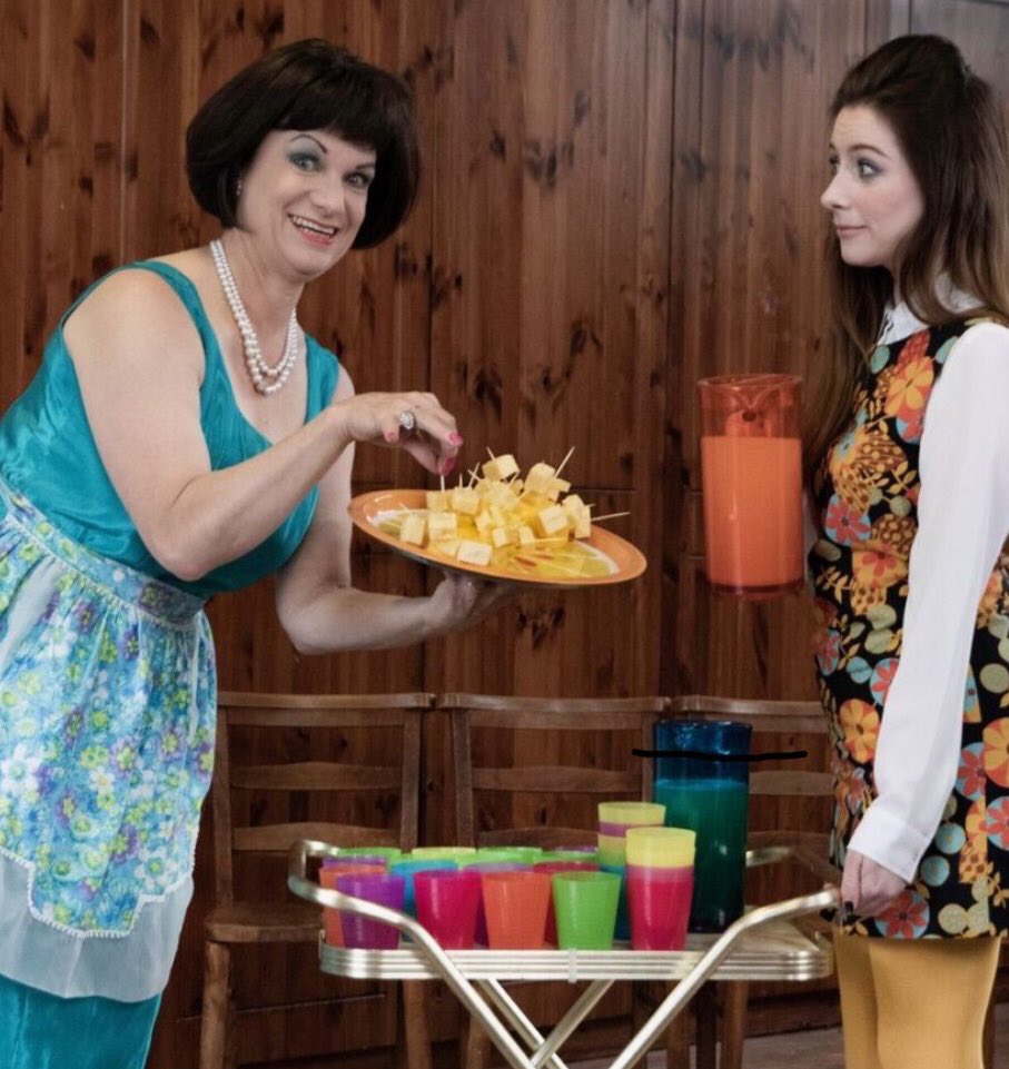 Suburban housewife Honey Chlids welcomes you with cheese and pineapple, party games and her favourite easy listening LPs as she embarks on a serious mission: to bring about world peace. 

<a href="/HoneyHappens/">Honey</a> is on Saturday 31st August.