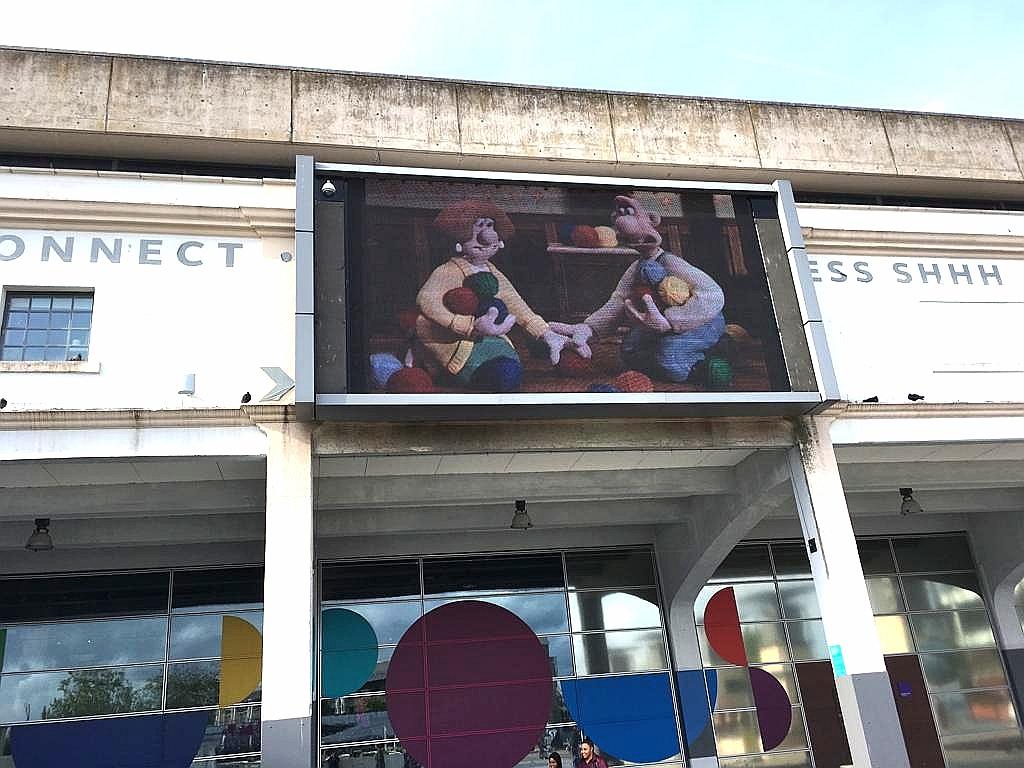 BigScreenBris's tweet photo. As part of @aardman Animation's 30th anniversary of Wallace and Gromit, we've been lucky enough to show a huge selection of Aardman's work, from Creature Comforts to A Close Shave this summer. Catch them this bank holiday weekend, on the Big Screen! https://t.co/f5RSGCGfDA