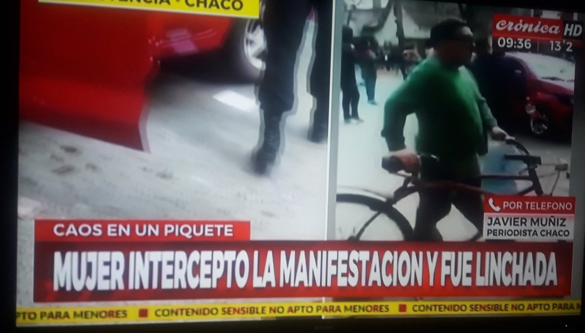 GracielaPera4's tweet photo. Ay ay ay algunos medios. La Sra no atropelló a nadie ni fue linchada, le destruyeron el auto los piqueteros y ella fue derivada al hospital. Otra deuda de la democracia, corte de calles, país inviable @Betsiebook @MariaElenaCabaF @silviaplager @JuliaElenaMARQ1 @danielsabsayok https://t.co/LCu9pyIYX1