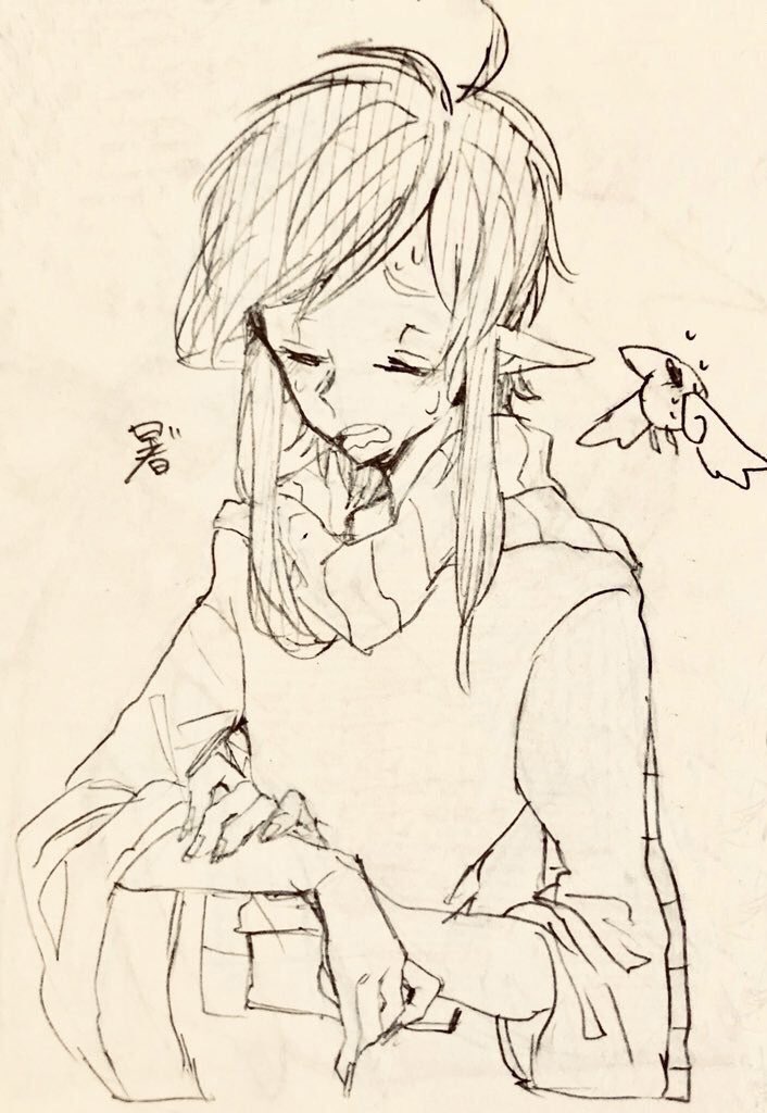 # 何度でも見てほしいお気に入りを貼るタグ 
いっぱいいる絵と何気なく描いたシャーペンの絵が好きだったりする☺️
このリンハイちゃんはめちゃ気に入ってる… 