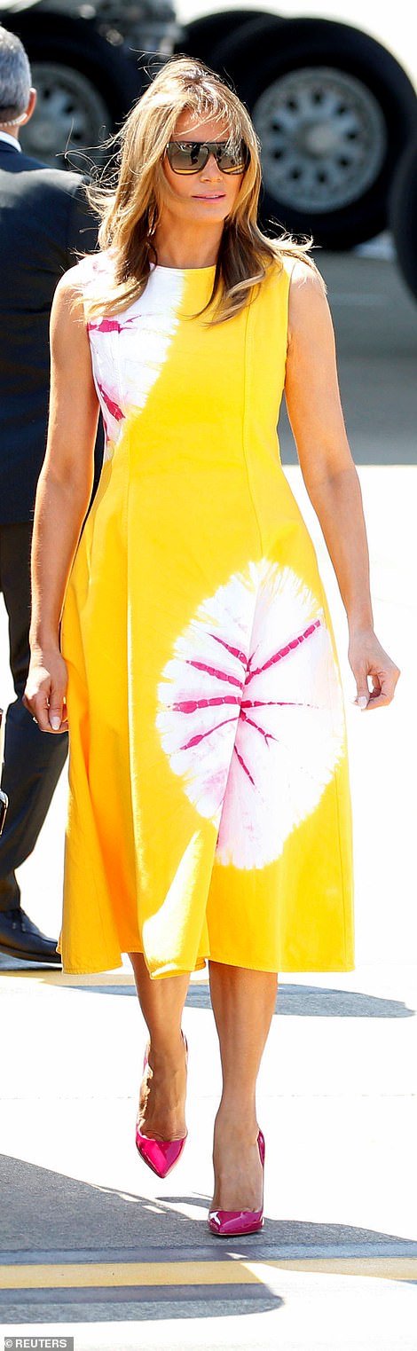 Melania trump calvin klein cheap dress