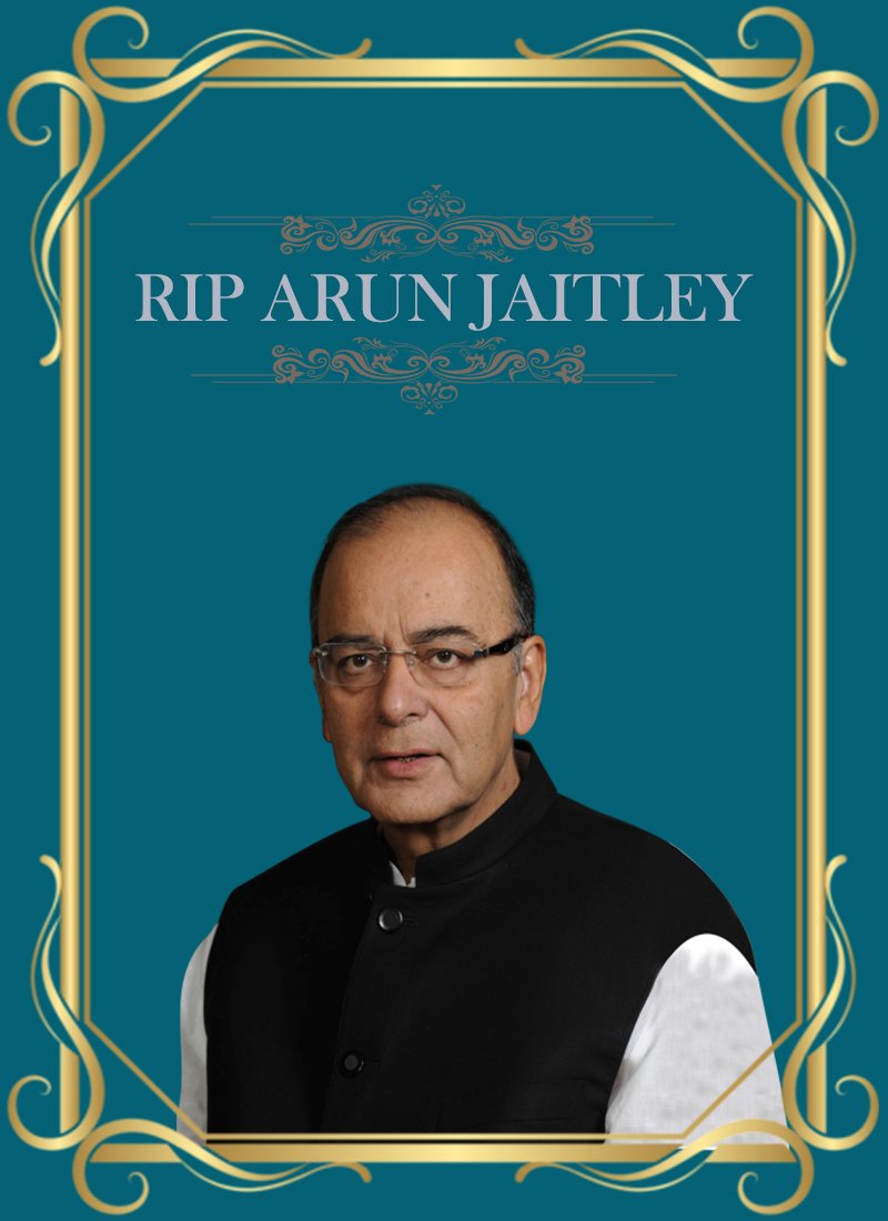 ozoopay's tweet photo. RIP Arun Jaitley (1952-2019)
BJP and Arun Jaitley Ji had an unbreakable bond. He became a much liked face of BJP Party, who could articulate the Party programmes and ideology to a wide spectrum of society. We will miss him!
#arunjaitley #RIP #bjpleaderarunjaitley #RIPArunJaitley https://t.co/ye8GXGal6x