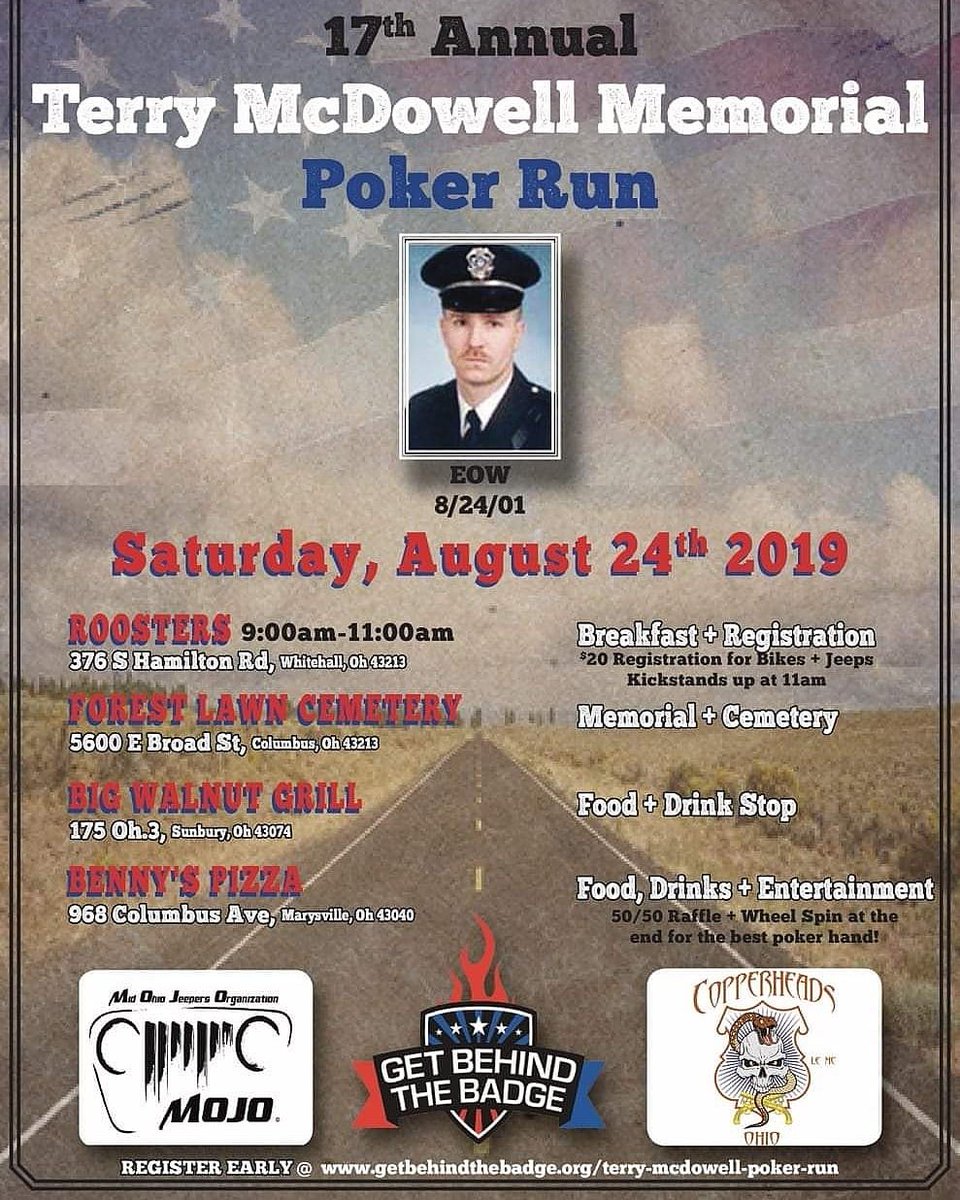GBTB_01's tweet photo. Today is the day!!!!! Come out and join The 17th Annual Terry McDowell Poker Run! Couldn't ask for a better say to remember such a great man. We love you and miss you Terry ❤💙 @wsyx6 @10TV @nbc4i https://t.co/VcprHhY7qg