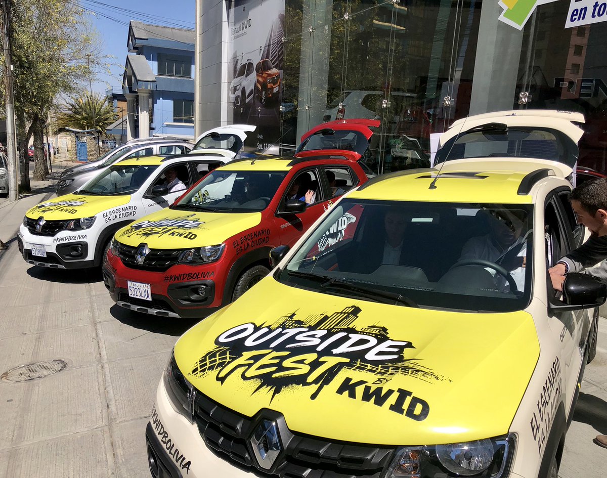 DieterRocha's tweet photo. QUIERO. AGRADECER LA CONFIANZA DE #kwidbolivia & @renaultbol 🇧🇴 PARA LA ACTIVACIÓN DEL NUEVO “KWID” CON MIS REPRESENTADOS @electroshocker PARA TODO EL PAIS.....PRONTO MÁS SORPRESAS!!!!!
#electroshocker #teamdieter #renault. https://t.co/JJvMKLFBMt