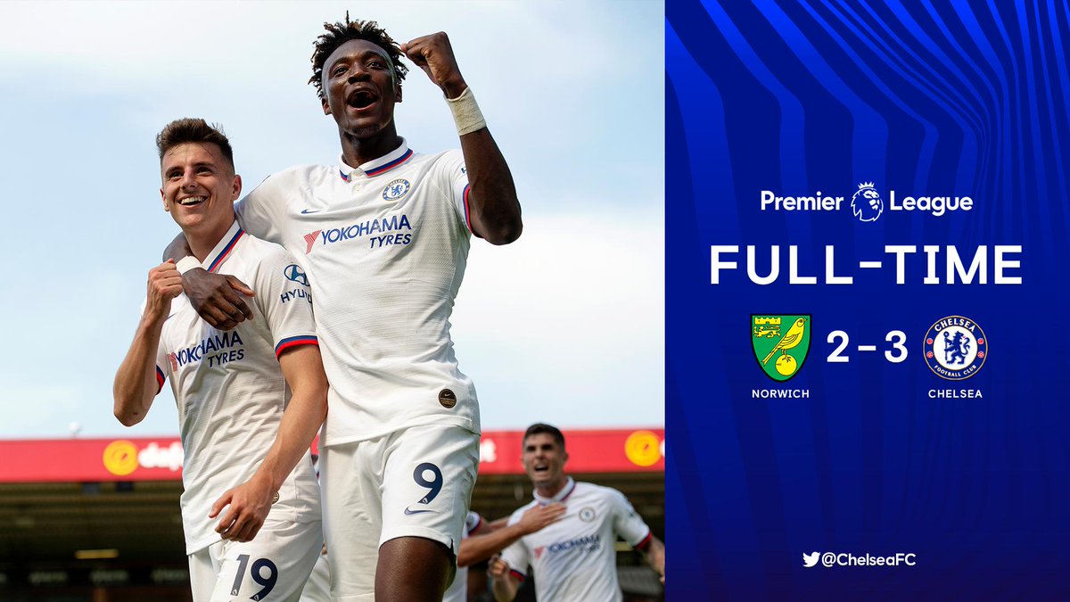 Three goals and our first @PremierLeague win of the season! 💪 #NORCHE
