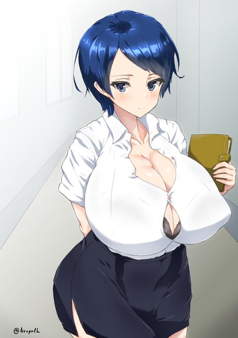 服のボタンに優しくないけど子供達に優しいおっぱい先生
#オリジナルイラスト #オリキャラ 