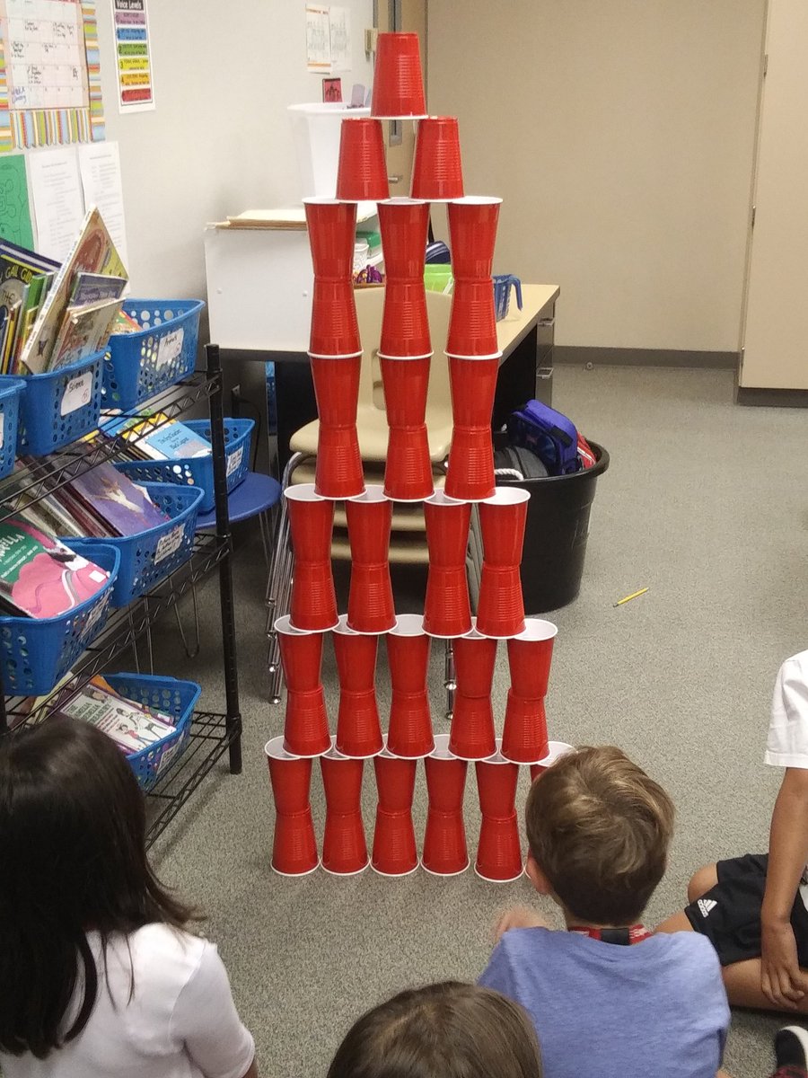 Let the S.T.E.A.M. challenges begin... Tallest Tower Competition on Friday#studentshadsomuch fun#exleytweets