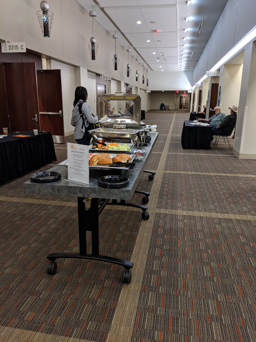 sdennisdvm's tweet image. #avinformatics #betterdatasavespets and better breakfast saves vets! Come get snacks and coffee outside 2209 before  #Talbot-2019 begins!