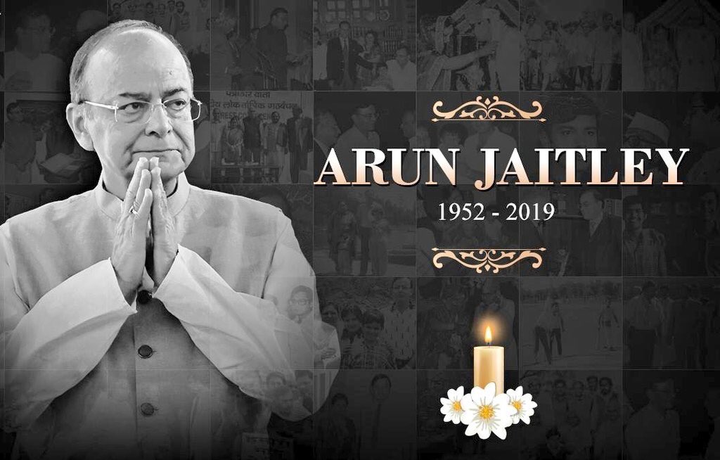 SubbuGanta's tweet photo. భారతదేశం ఆర్థిక వ్యవస్థలో తన వంతు కీలక పాత్రా పోషించి,మరెన్నో పదవులకు  సంపూర్ణ న్యాయం చేయగల గొప్ప మేధావి దేశం కోల్పోయింది....అరుణ్‌ జైట్లీ గారి పవిత్ర ఆత్మకు శాంతి చేకూరాలని దేవుడిని ప్రార్థిస్తున్నాను.
#ArunJaitley. https://t.co/hd32DKmOt2