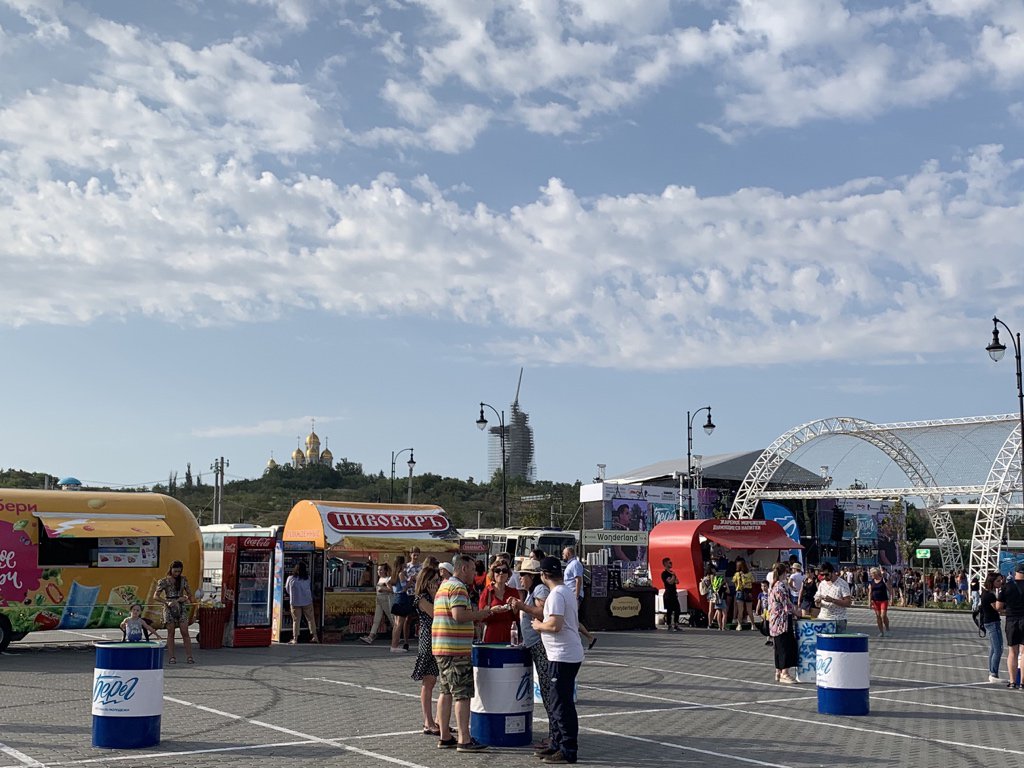 Zócalo at festival in Volgograd.