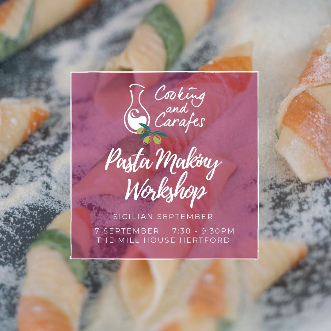 TrendLife_UK's tweet photo. Master the art of pasta making at one of the upcoming @CookingCarafes workshops. Learn how to make fresh pasta from scratch in a fun &amp; interactive workshop whilst enjoying a glass of wine, carefully selected by @WeeVinoteca.

https://t.co/P6rlCwMdtm

#Hertford #Hitchin #TrendLife https://t.co/VGkfWBFnRm