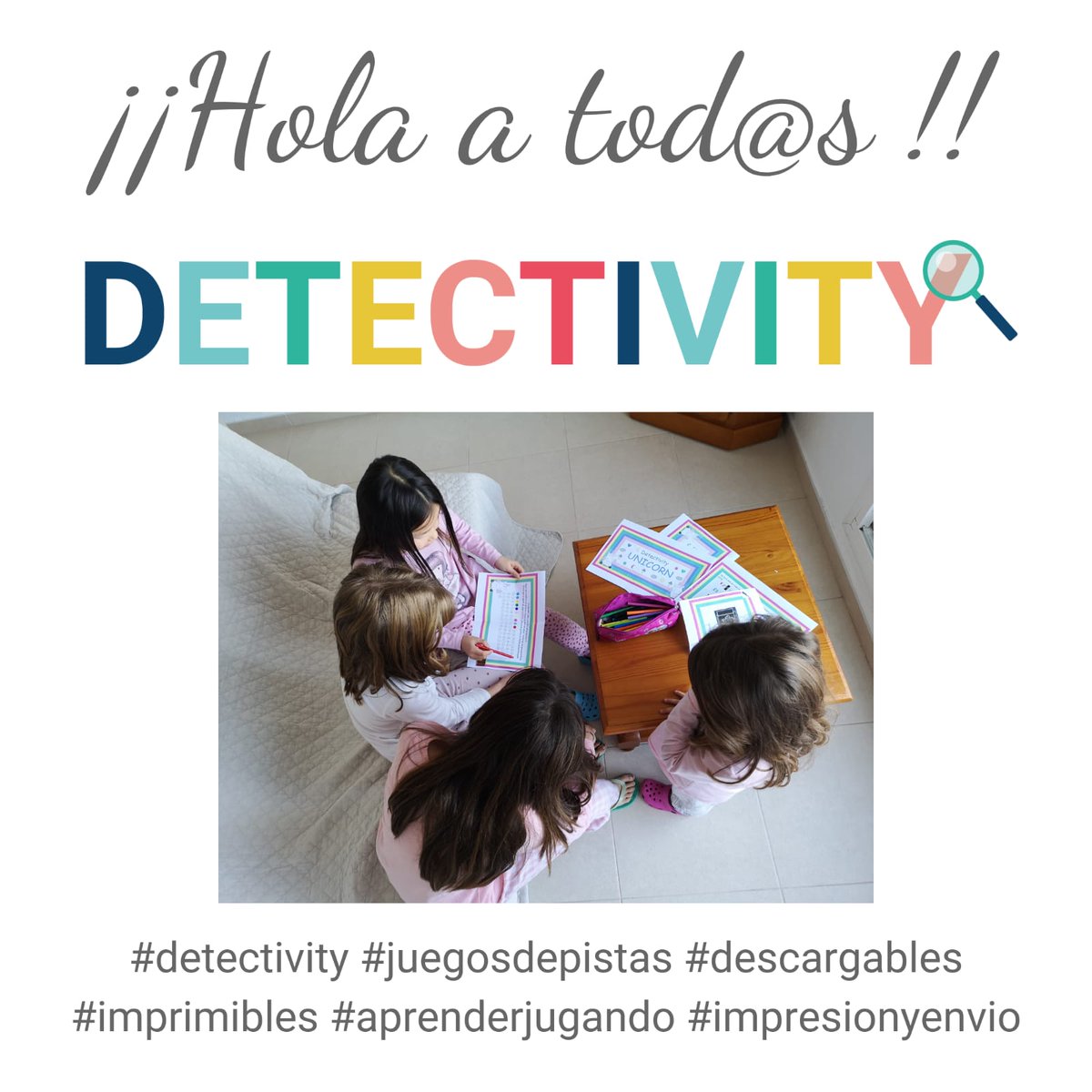 Detectivity2's tweet image. Organizar una actividad en el aula  puede ser complicado. Los juegos de pistas descargables e imprimibles Detectivity son la solución. Visita detectivity.es y encontrarás el juego que más se adapte al grupo
#detectivity #juegosdepistas #aprenderjugando #trabajoenequipo