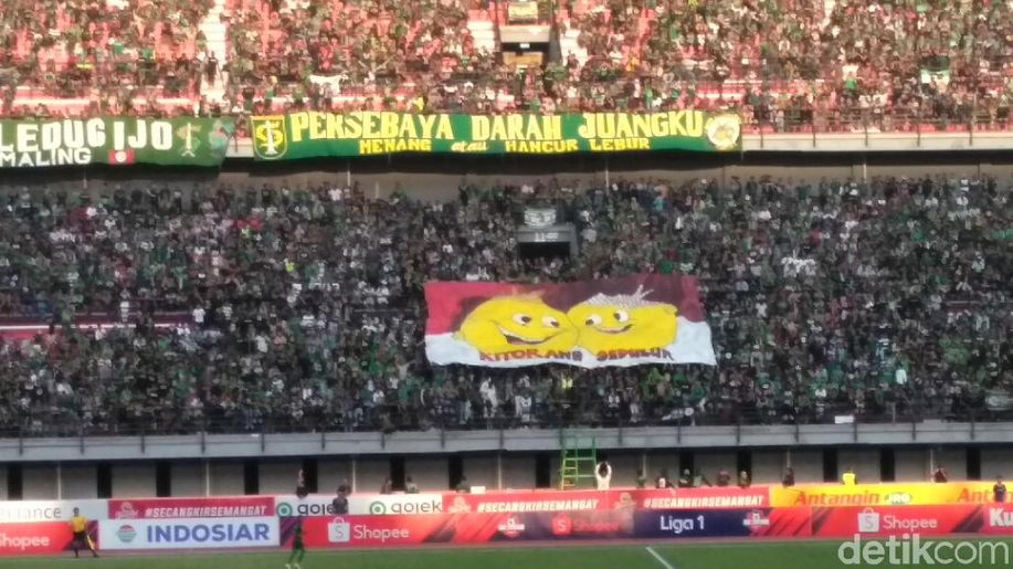 Bonek Serukan Persaudaraan untuk Papua Saat Laga Persebaya Vs Persija detik.id/6ilw7Z