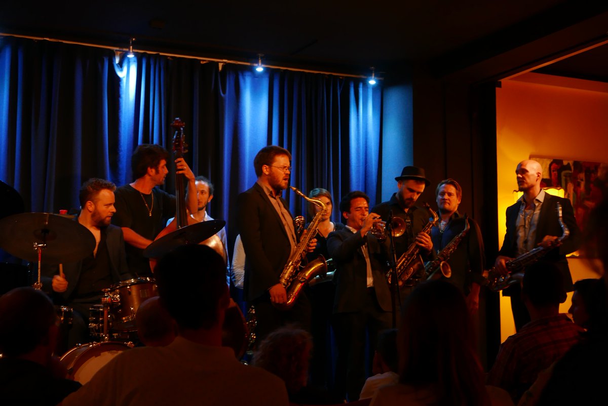 My Favourite musician of all time. Last night at Zig Zag in Berlin…Florian Menzel on trumpet.