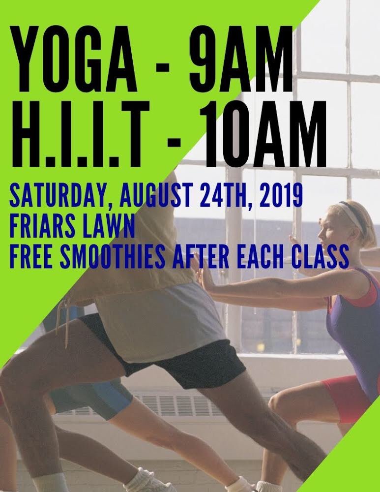 HawkQu's tweet photo. Let’s get up and get active!!! Come to one of these classes this morning and let’s start the weekend right! https://t.co/SkTBFF20Fm