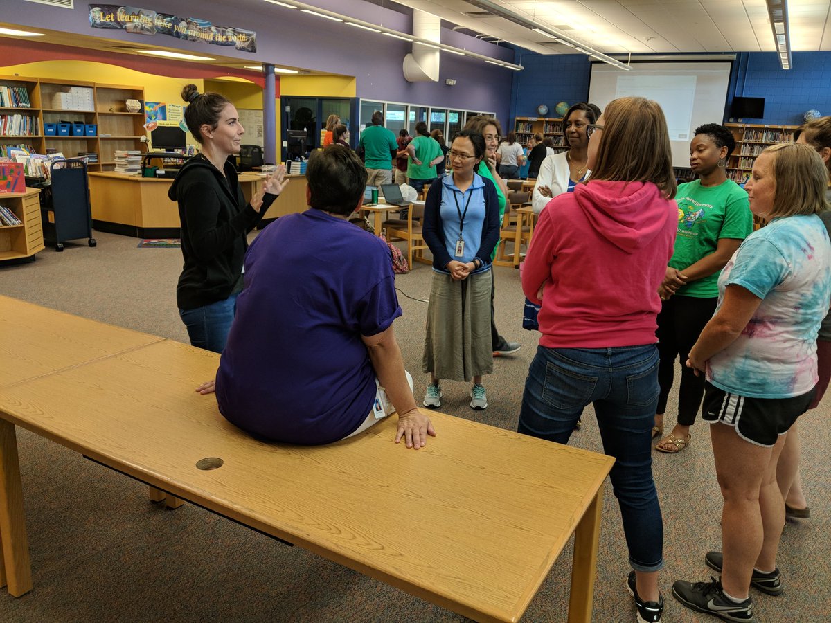 MerrittWenitra's tweet photo. Reflecting on and sharing who our Champion Teachers were in our lives as we prepare to REACH each student everyday. C- Every child deserves a Champion teacher. #BuildingBridgestoSuccess #relationshipsmatter @smithmagnetes @SEasternArea https://t.co/iQWIAL3a5s